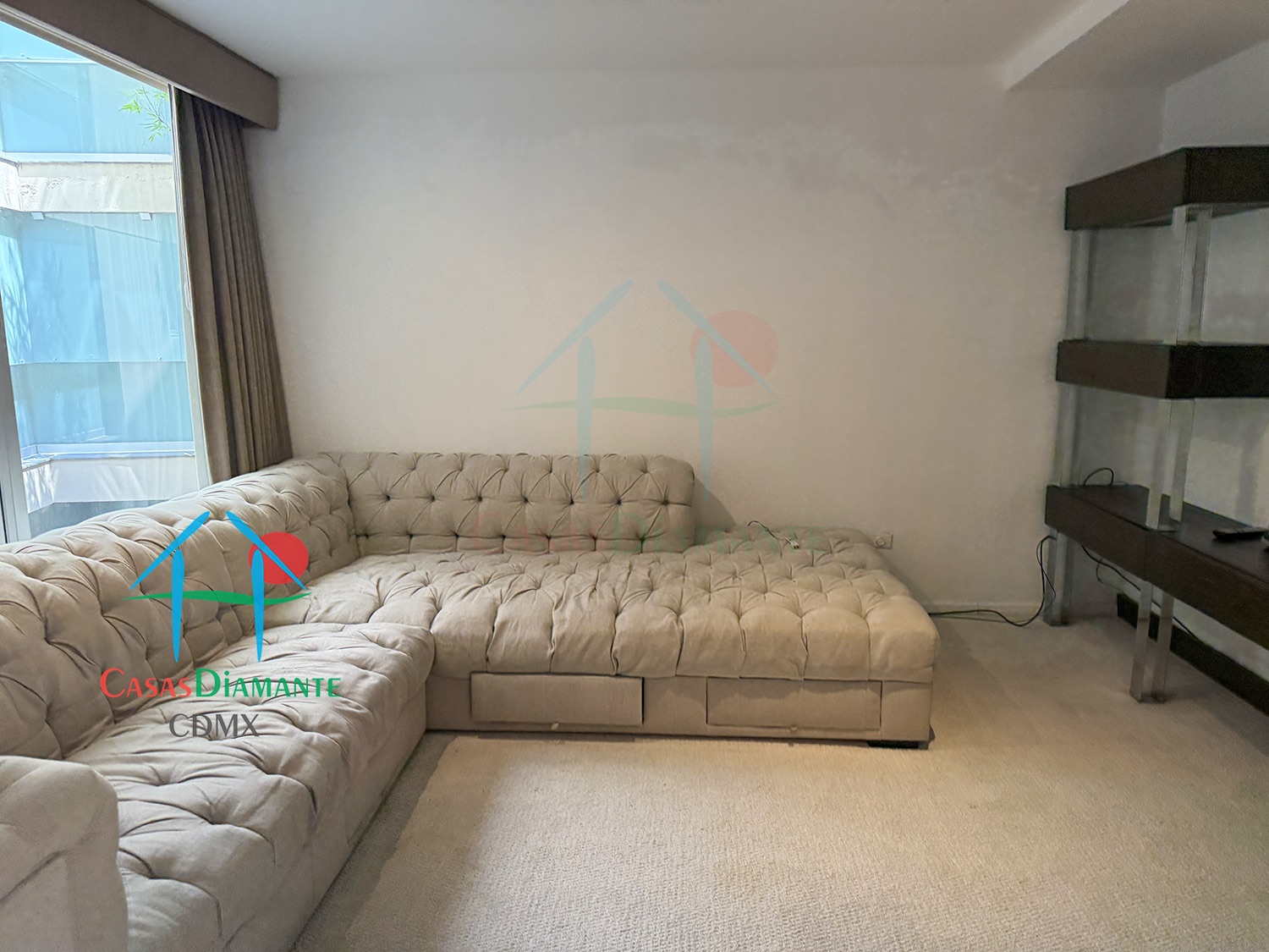 Polanco Tres Picos Rojo - Sala de TV 4 Polanco Tres Picos Rojo - Sala de TV 4